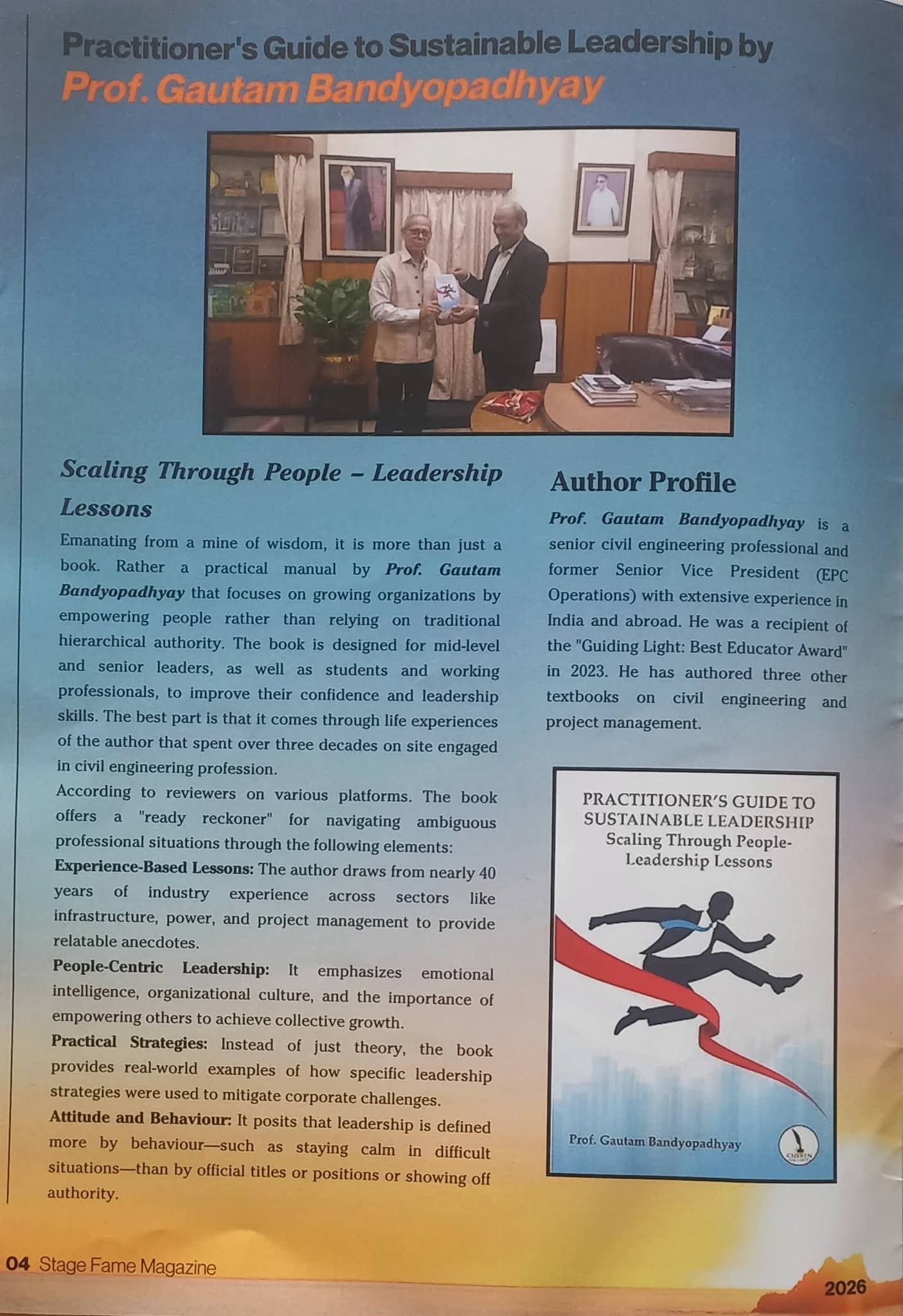 STAGE FAME Literary Honour Awards — supporting image 3