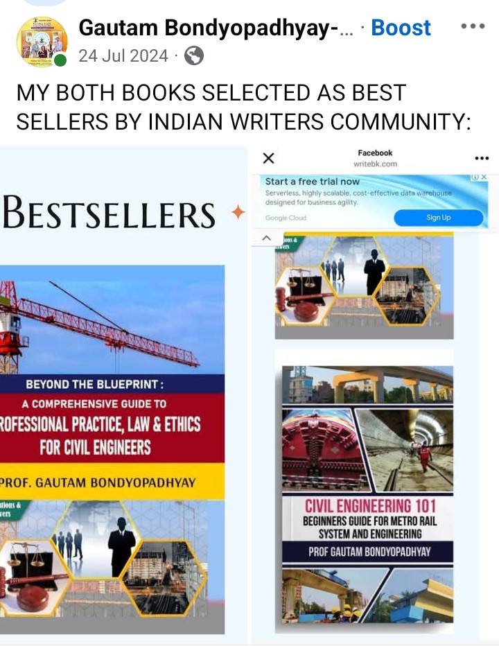 Two Published Civil Engineering Textbooks Recognised as “Top Books” and Best Sellers by WriteB.k. — supporting image 2