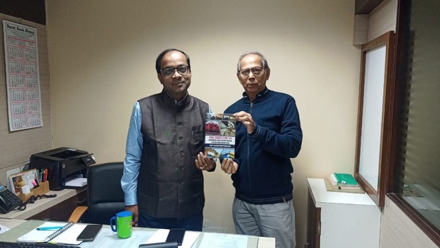 Academic Life: Book launching at OmDayal Group of Institutions