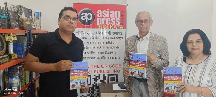 Book launching at Asian Press office — photograph 1